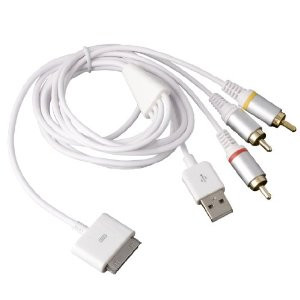 Apple iPhone 4, 4S AV kábel + USB