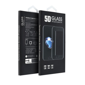 5D Full Glue Tempered Glass - for Iphone 16 Pro Max black