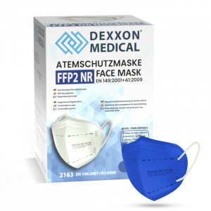 DEXXON MEDICAL Respirátor FFP2 NR modrý 1ks/bal