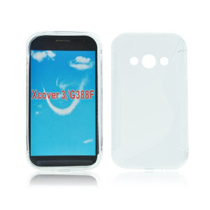 Back Case S-line Samsung Galaxy Xcover 3 (G388) white