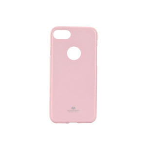 Jelly Case Mercury pre Apple iPhone 7 light pink with logo window