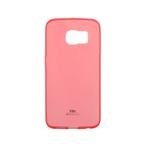 Roar 0.3mm Clear Case TPU pre Samsung Galaxy S6 EDGE (G925F) red