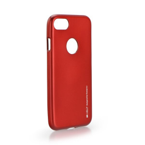 i-Jelly Case Mercury pre Apple iPhone 7 red with logo window