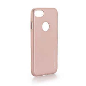 i-Jelly Case Mercury pre Apple iPhone 7 rose gold s otvorom na logo